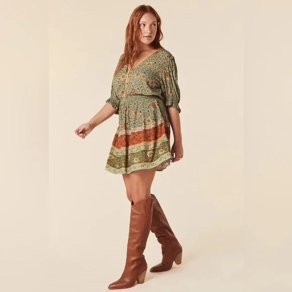 Spell Lady Untamed Playdress in Matcha - Picture 3 of 13